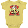 santa's gym Baby Onesie