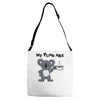 my puns are koala tee Adjustable Strap Totes