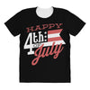 happy 4th of july All Over Women's T-shirt
