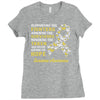 Sarcoma Awareness Ladies Fitted T-Shirt