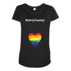 Worth The Wait Rainbow Maternity Scoop Neck T-shirt