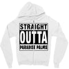 straight outta paradise palms Zipper Hoodie