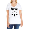 bad face Ladies Curvy T-Shirt
