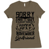This Guy Is Taken By A Super Sexy November Girlfriend Ladies Fitted T-Shirt