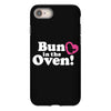 Bun in the Oven with Heart Baby Girl iPhone 8