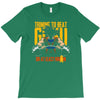 training to beat saiyan or at least warrior anime gym workout lifting T-Shirt