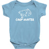 carp hunter pike angler fishing new Baby Onesie