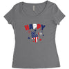 4th of July Women's Triblend Scoop T-shirt