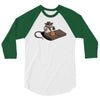 indiana mouse 3/4 Sleeve Shirt
