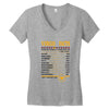 Virgo Facts Zodiac Women's V-Neck T-Shirt