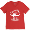 New Dad 2018 Rokie Dept. V-Neck Tee