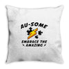 au some Throw Pillow