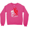 skull &amp; flames Crewneck Sweatshirt