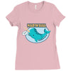 53. narwhal 025 Ladies Fitted T-Shirt