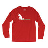 unicorn scooting on the floor Long Sleeve Shirts