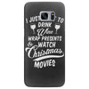 drink wine &amp; watch christmas movies Samsung Galaxy S7 Edge Case