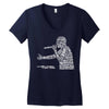 Canserbero Women's V-Neck T-Shirt
