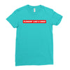 flossin' like a boss Ladies Fitted T-Shirt