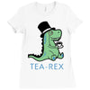 tee rex Ladies Fitted T-Shirt