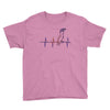 my heart beats for parrots Youth Tee