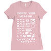choose your weapon gamers Ladies Fitted T-Shirt