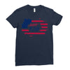 happy 4th of july Ladies Fitted T-Shirt