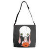 skull bunny Adjustable Strap Totes