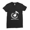 music3 Ladies Fitted T-Shirt