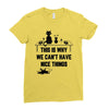 This Is Why We Can't Have Nice Things Ladies Fitted T-Shirt