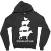 friends not food white Zipper Hoodie