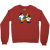 vector gamer boxing Crewneck Sweatshirt