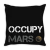 Occupy Mars Shirt Throw Pillow