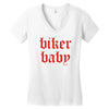 biker baby Women's V-Neck T-Shirt