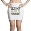 You Guys Want To Get Rufus Back Or What Sametimeless Mini Skirts