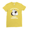 professional cage fighter Ladies Fitted T-Shirt