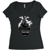 eiffel heart Women's Triblend Scoop T-shirt