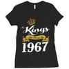 kings are born in 1967 Ladies Fitted T-Shirt
