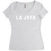 la jefa Women's Triblend Scoop T-shirt