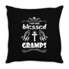 I Am One Blessed Gramps Throw Pillow
