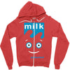blur milk coffee and tv rock music band Zipper Hoodie