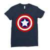 captain america Ladies Fitted T-Shirt