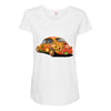 sixties vw beetle, ideal gift or birthday present Maternity Scoop Neck T-shirt