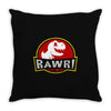 rawr! Throw Pillow