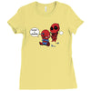 unicorn spidey Ladies Fitted T-Shirt