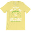 alien abductee survivor tour ufo nerd geek comic funny T-Shirt