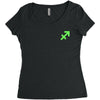 sagittarius pocket Women's Triblend Scoop T-shirt