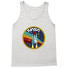 Nasa  Blue White Yellow Color Tank Top