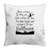 the black scotties Throw Pillow