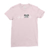 pug heartsnort Ladies Fitted T-Shirt