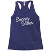 soccer vibes Racerback Tank